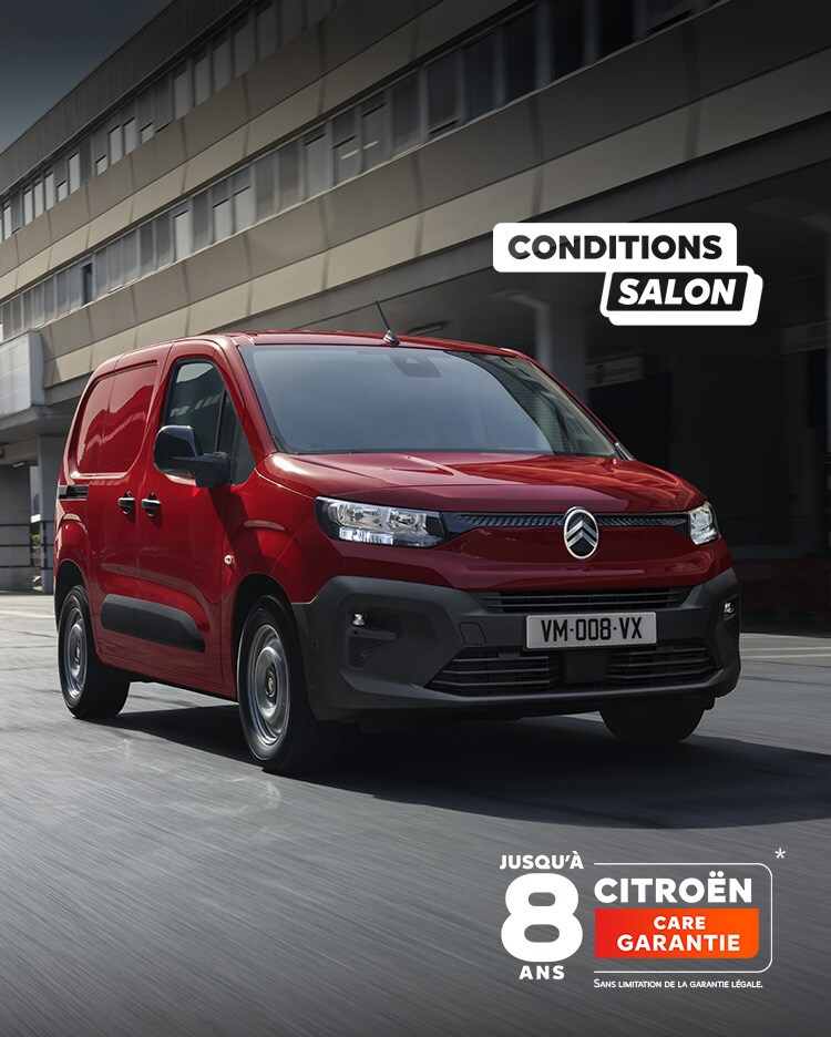 new red Berlingo Van